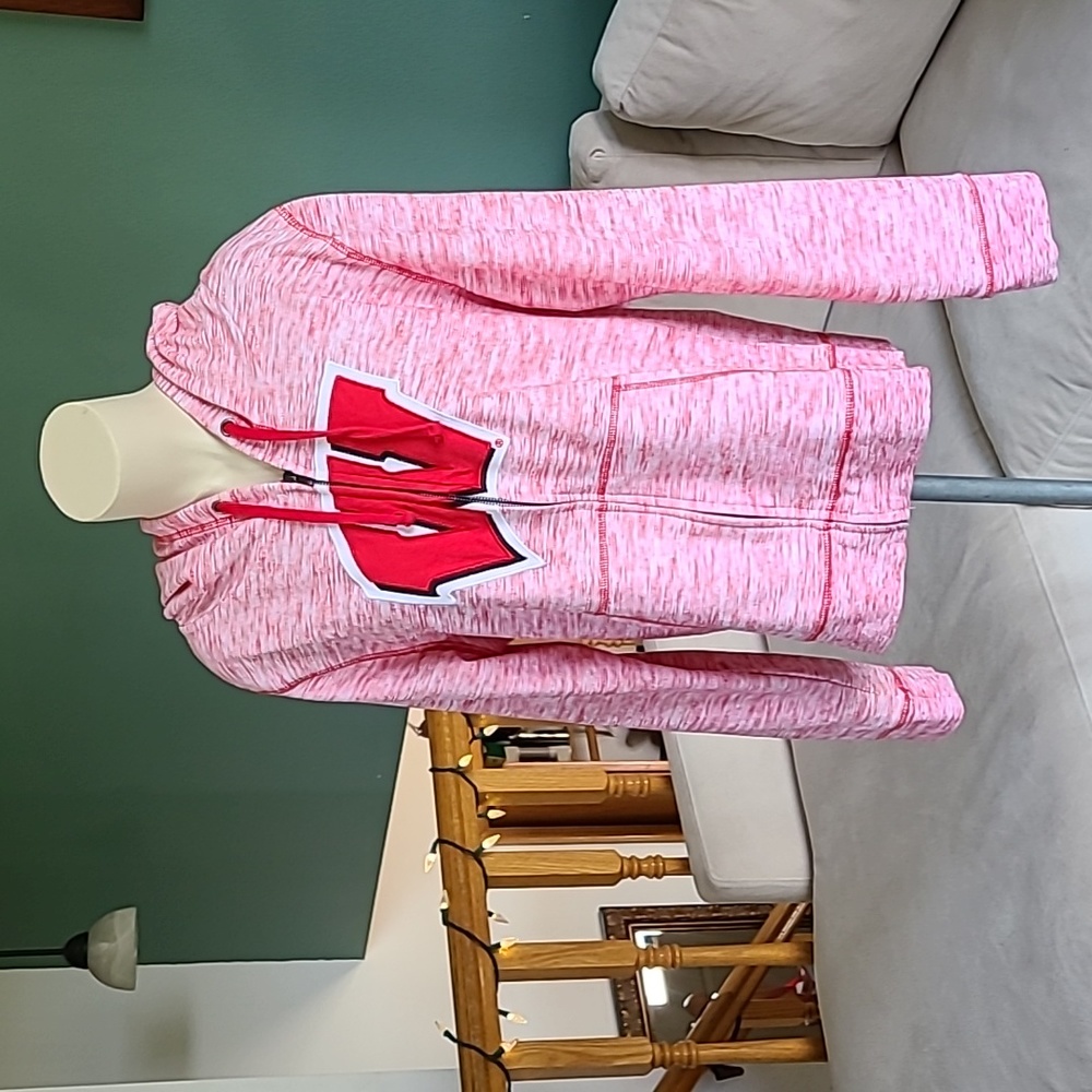Wisconsin Badgers XL full zip hooded sweatshirt